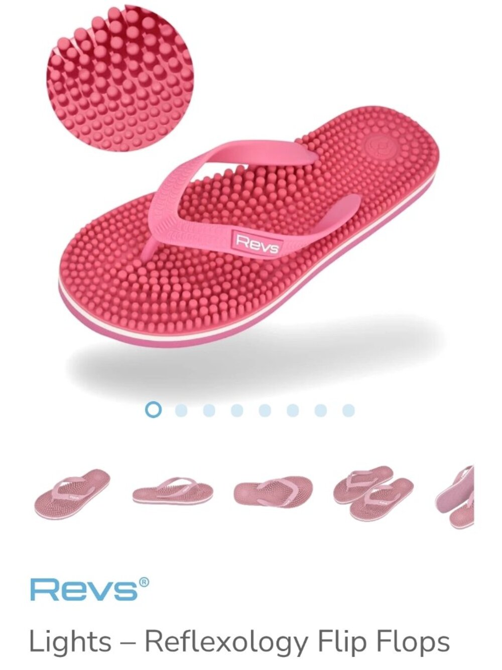 Revs Reflexology Flip Flops